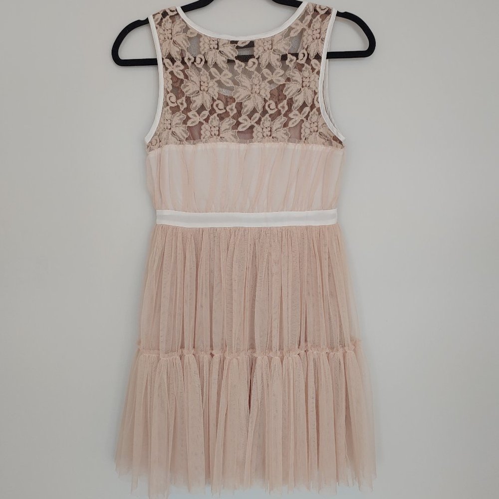 🎃 Blush by Young Threads Tulle and Lace Dress - Picture 4 of 10